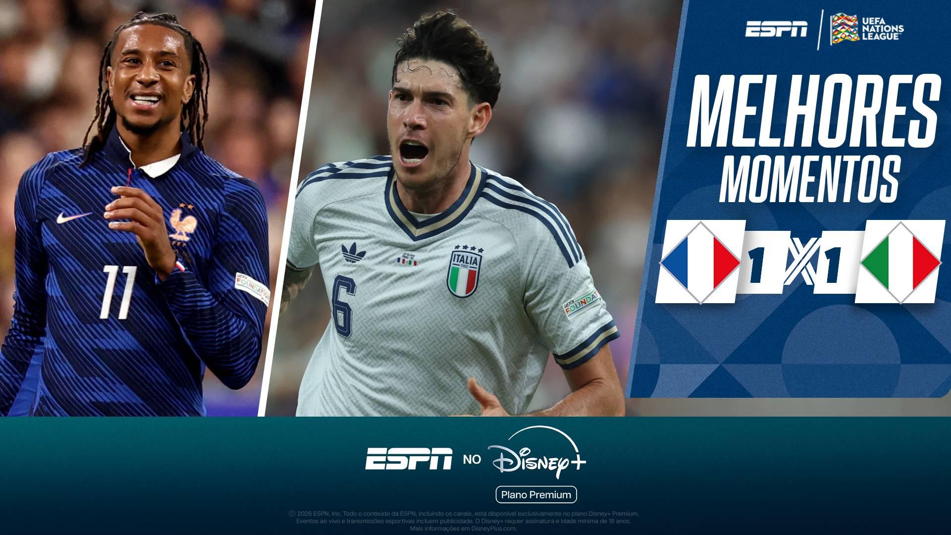 Olise anota golaço para a França, mas Itália busca empate na Nations League; VEJA os melhores momentos