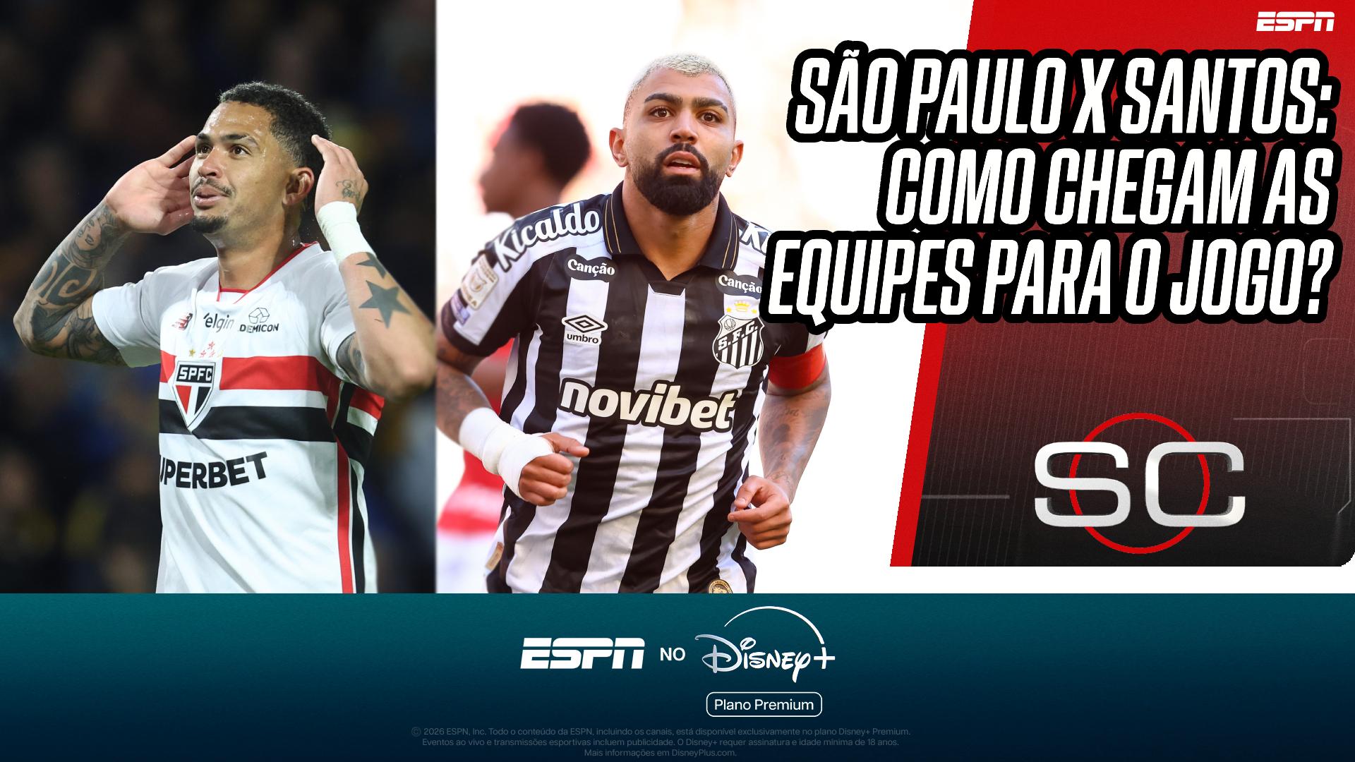 São Paulo x Santos: Equipes chegam com desfalques para jogo atrasado do Campeonato Brasileiro; VEJA detalhes