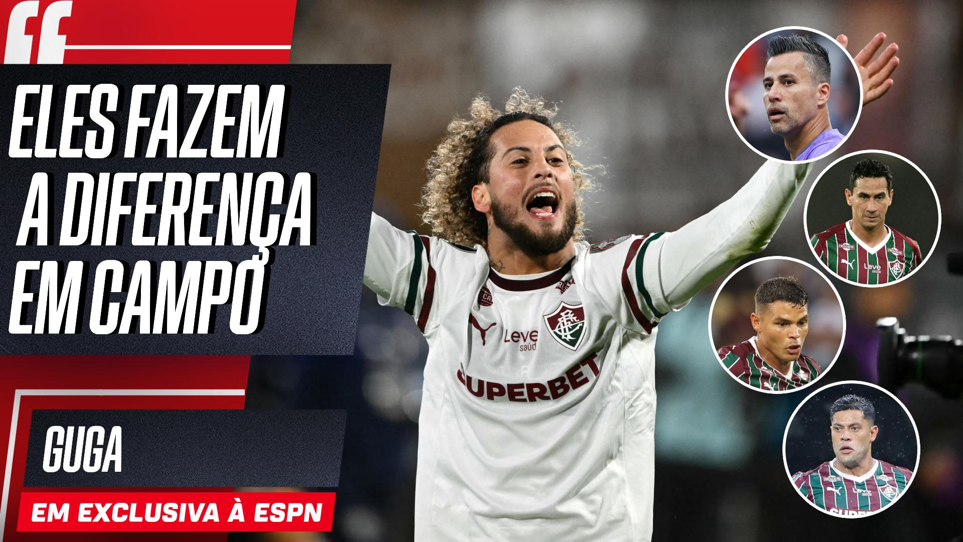Guga defende jogadores experientes do elenco do Fluminense e exalta Thiago Silva: 'Um treinador dentro de campo'; VEJA