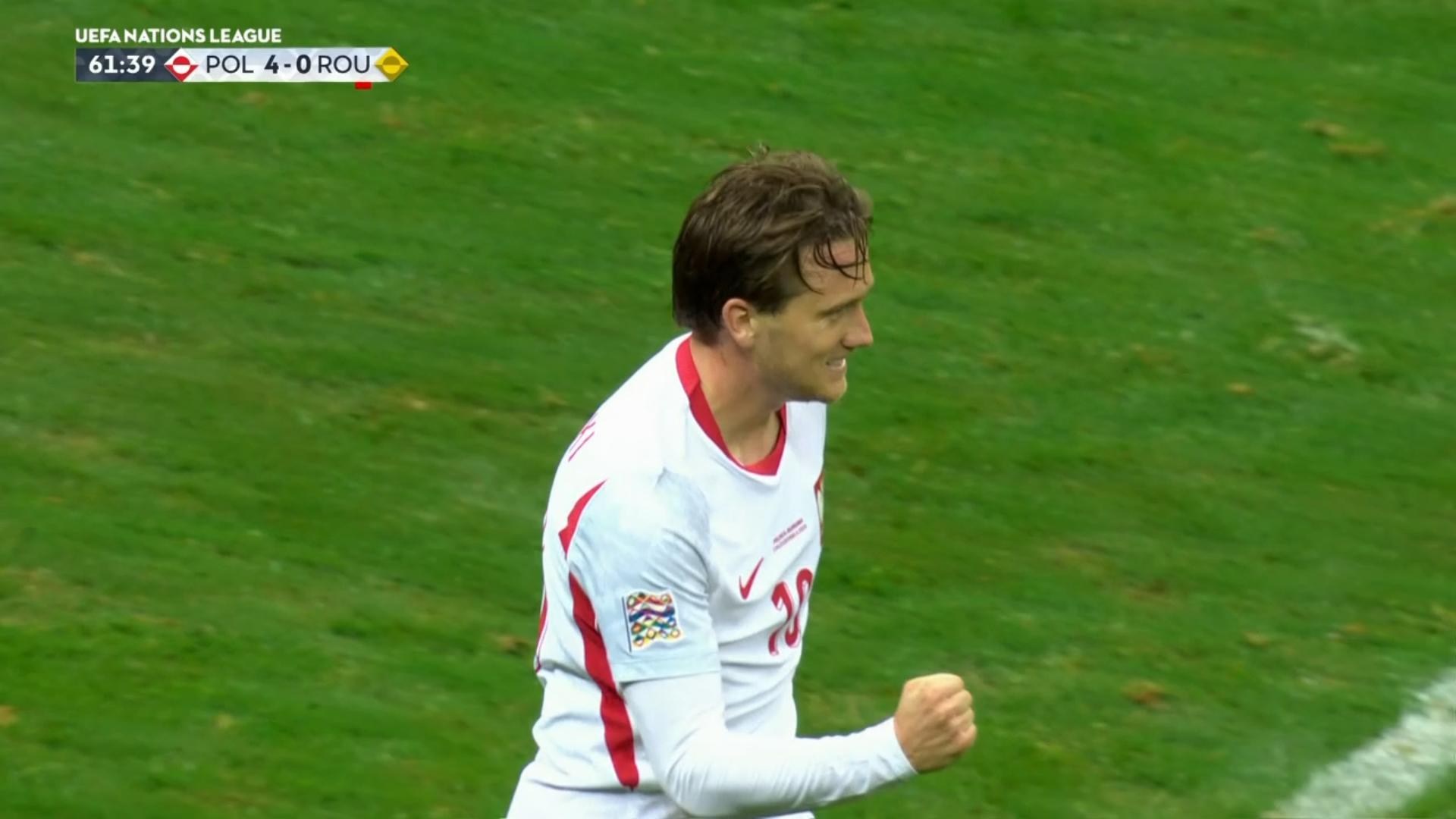 ¿Qué hiciste Marin? Blooper y grito de Zielinski para el 4 a 0 de Polonia