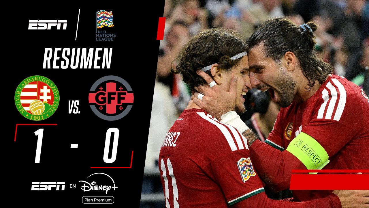 Con un cabezazo de Kerkez, Hungría se impuso 1-0 sobre Georgia