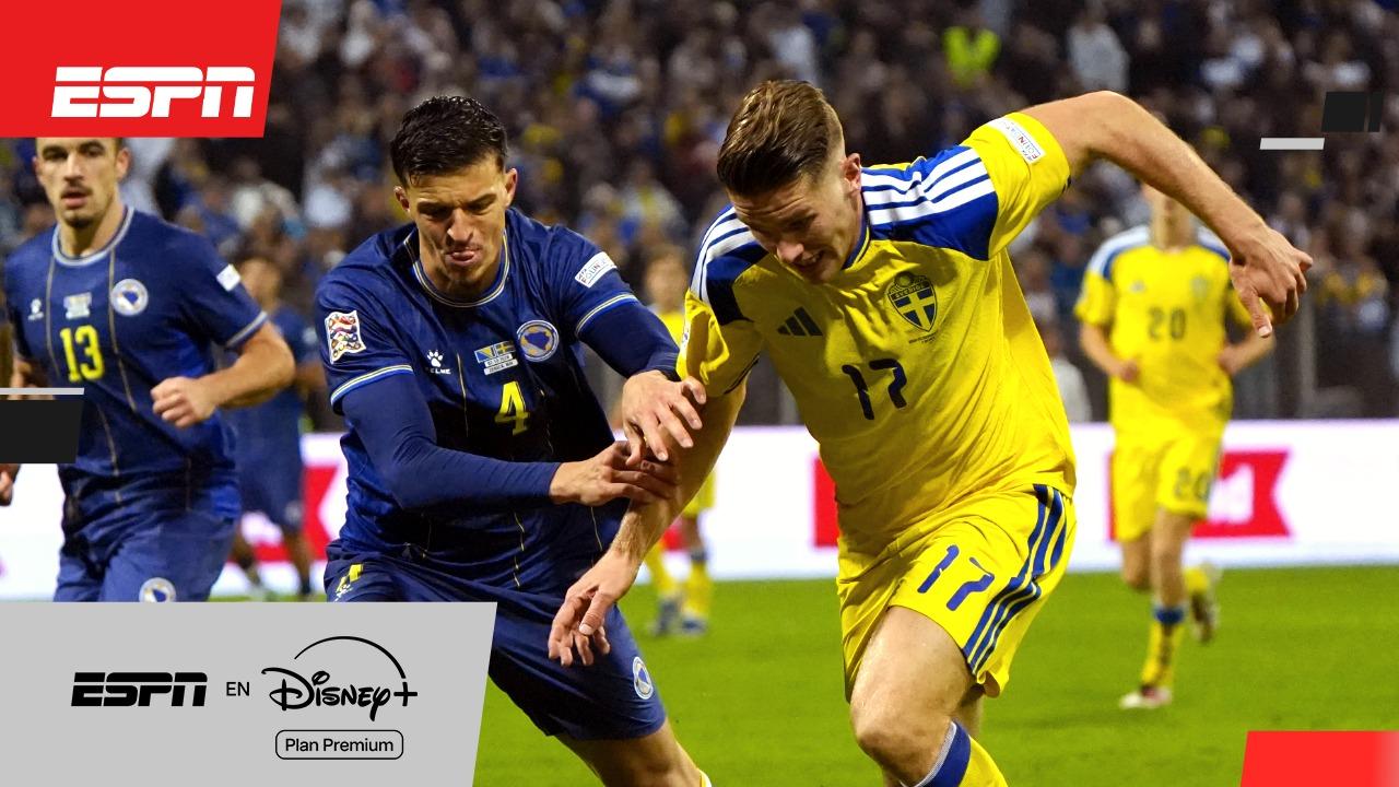 Viktor Gyökeres puso a ganar a Suecia en la despedida de Edin Džeko con Bosnia y Herzegovina