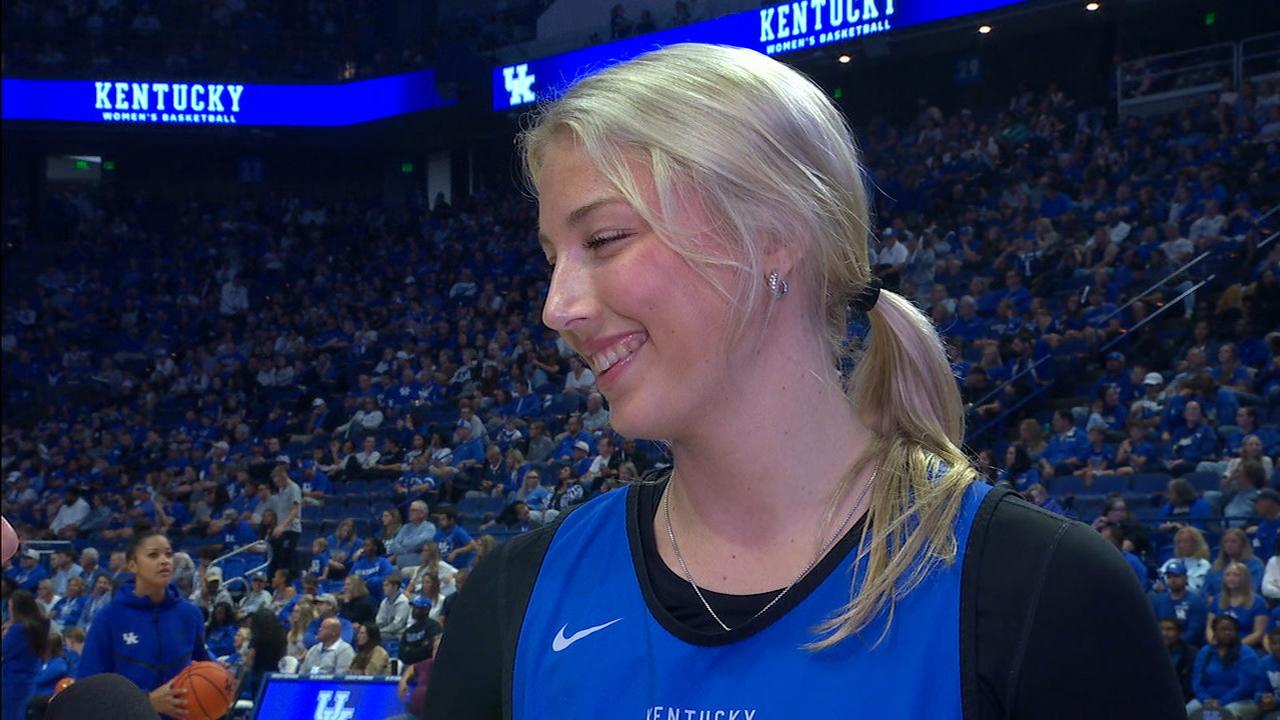 UK senior Clara Strack embraces leading a 'team full of shooters'
