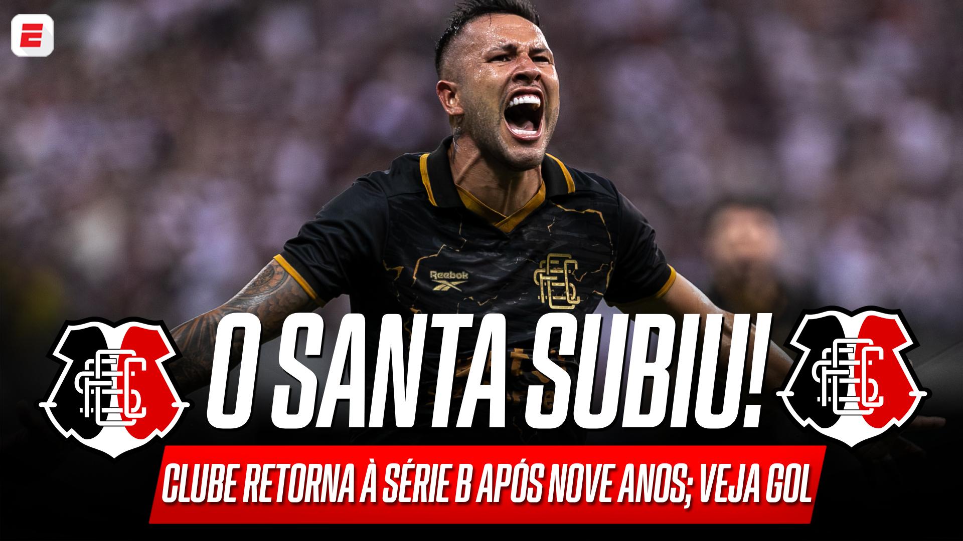 SANTA CRUZ NA SÉRIE B! VEJA o gol de Pedro Favela que garantiu o acesso do Santinha após nove anos