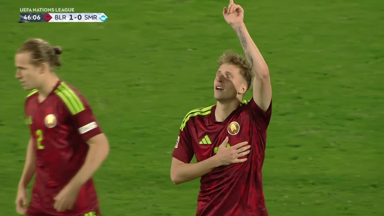 Kontsevoy adelantó a Bielorrusia en la Nations League