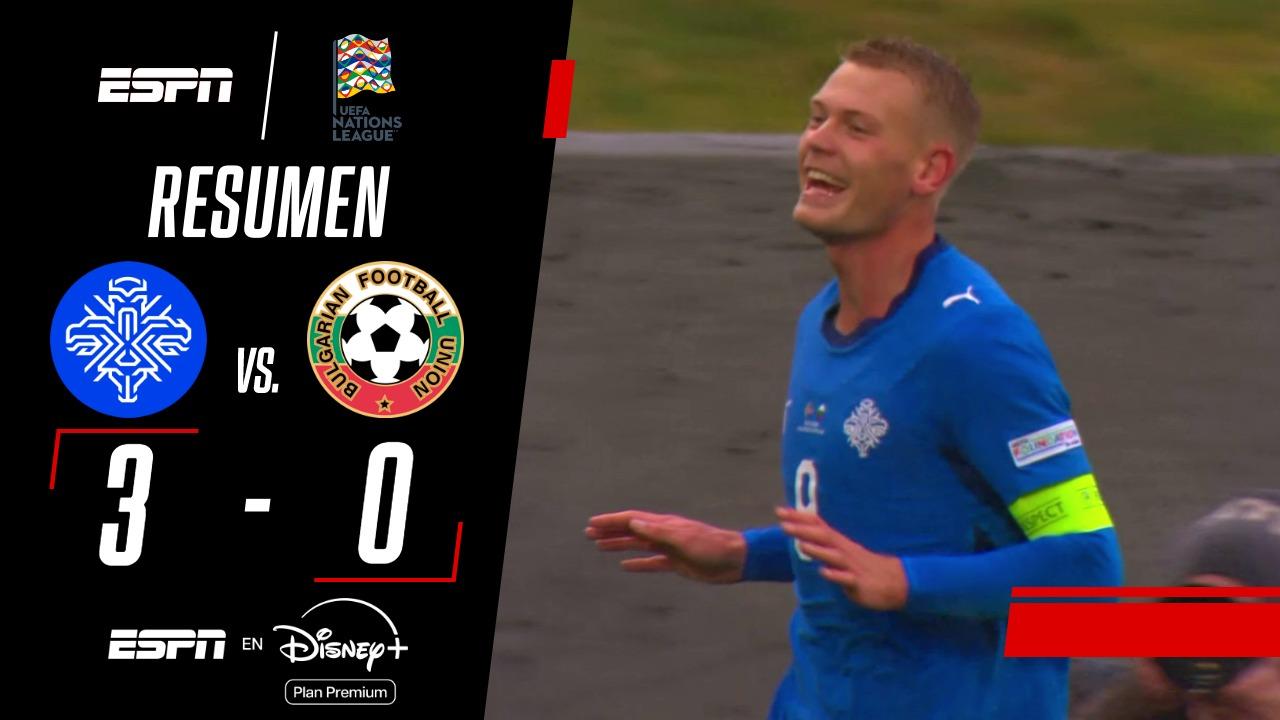 Islandia venció con claridad a Bulgaria en la UEFA Nations League