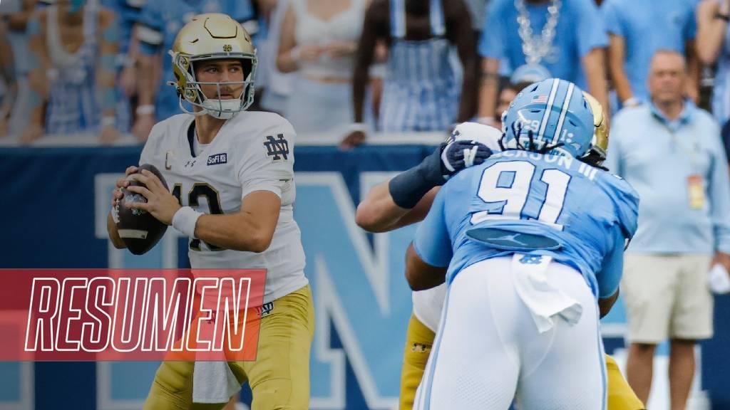 Notre Dame aplasta a North Carolina con gran tarde de CJ Carr | Resumen