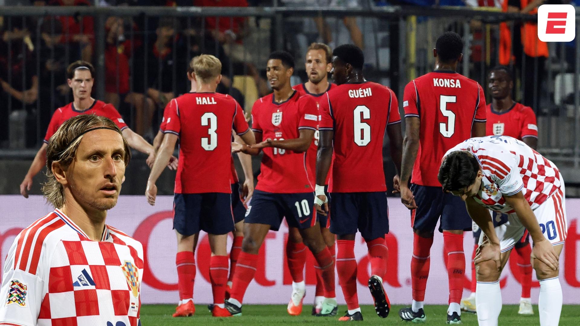 Inglaterra se da un festín con Croacia