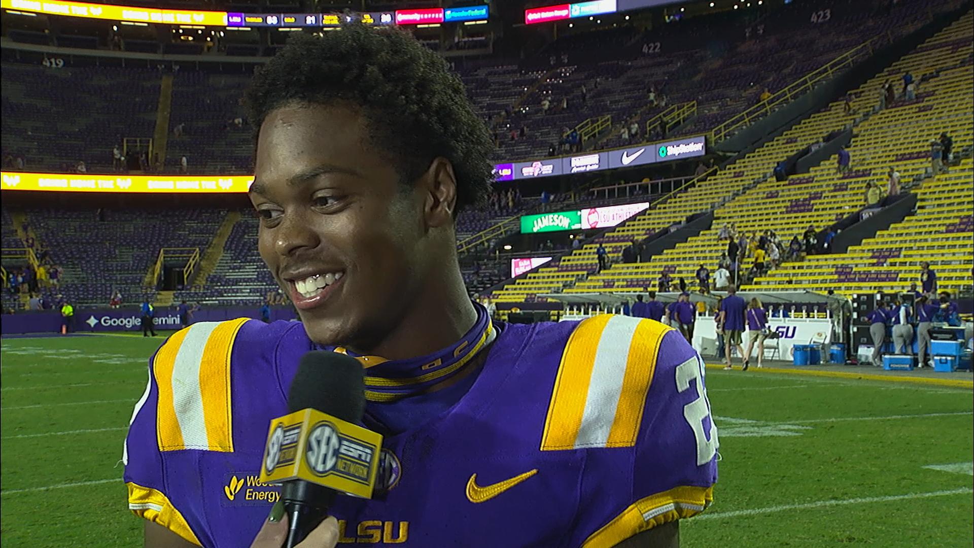 LSU RB Harlem Berry harps on the 'little things' after McNeese win
