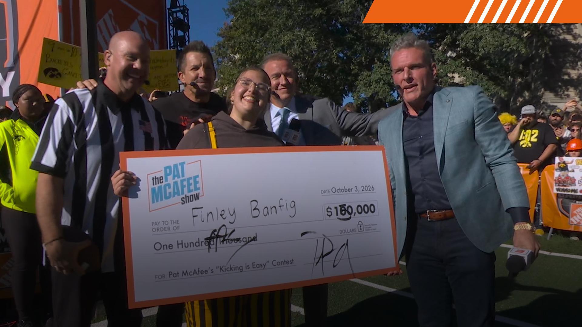 Dallas Clark's throw wins $150K each for Iowa student and hospital