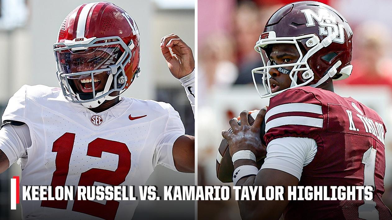 Keelon Russell accounts for 4 TDs as No. 7 Alabama routs No. 16 Mississippi State 56-23