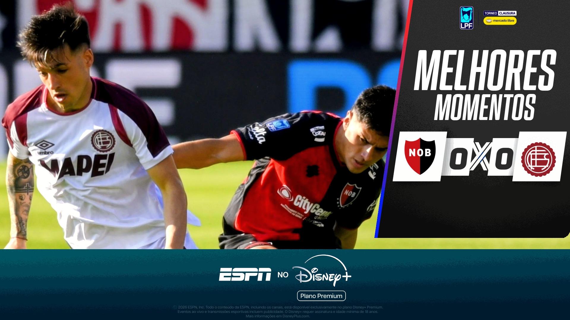 Newell's 0 x 0 Lanús no Campeonato Argentino: VEJA os melhores momentos