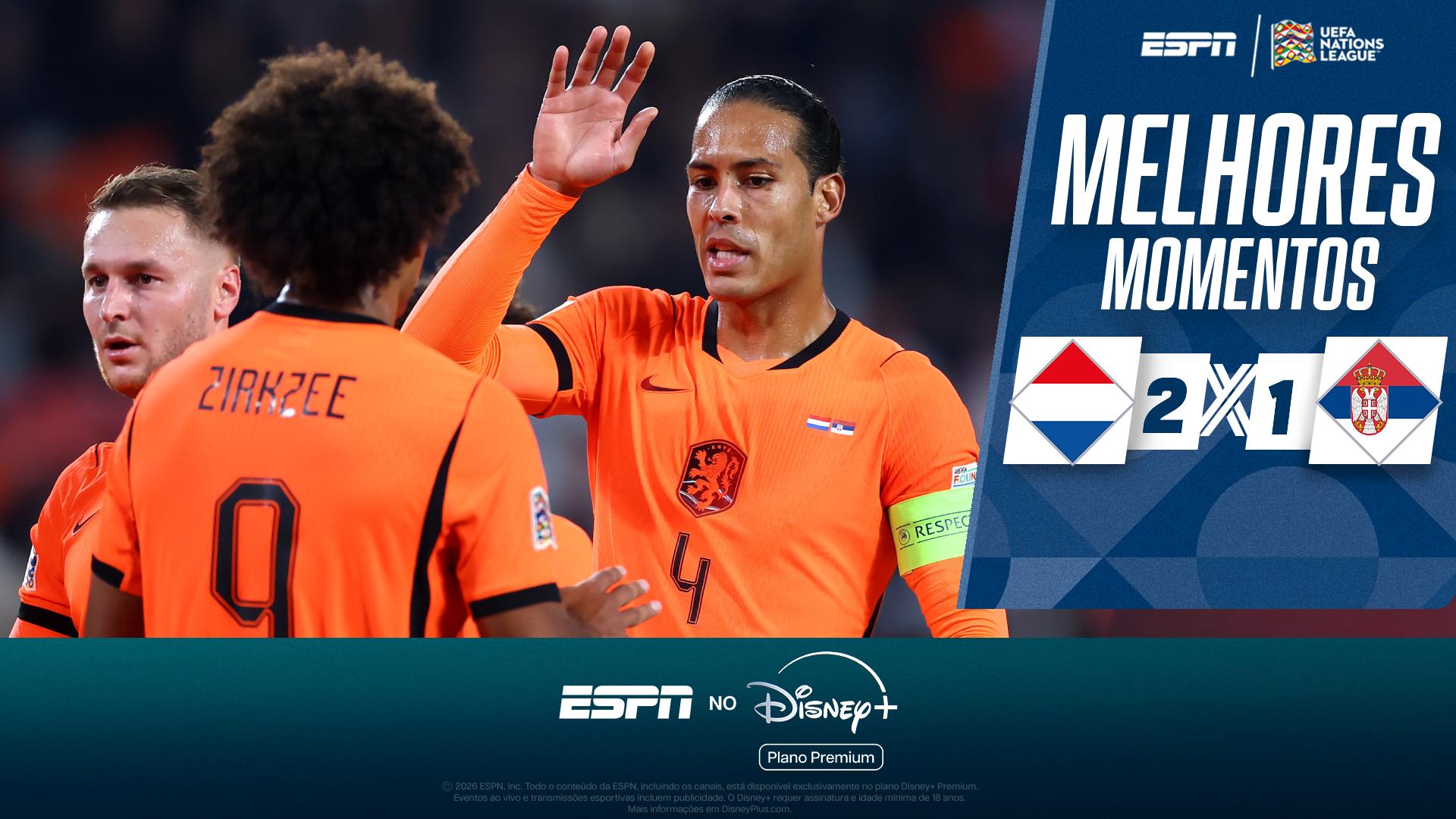 Holanda leva susto, mas vence Sérvia por 2 a 1 e segue sem perder sob o comando de Xavi; VEJA como foi