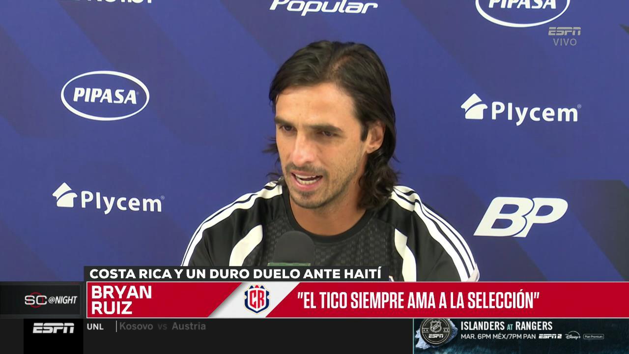 Bryan Ruiz: "Esta es una oportunidad muy grande para volver a enamorar a la afición"