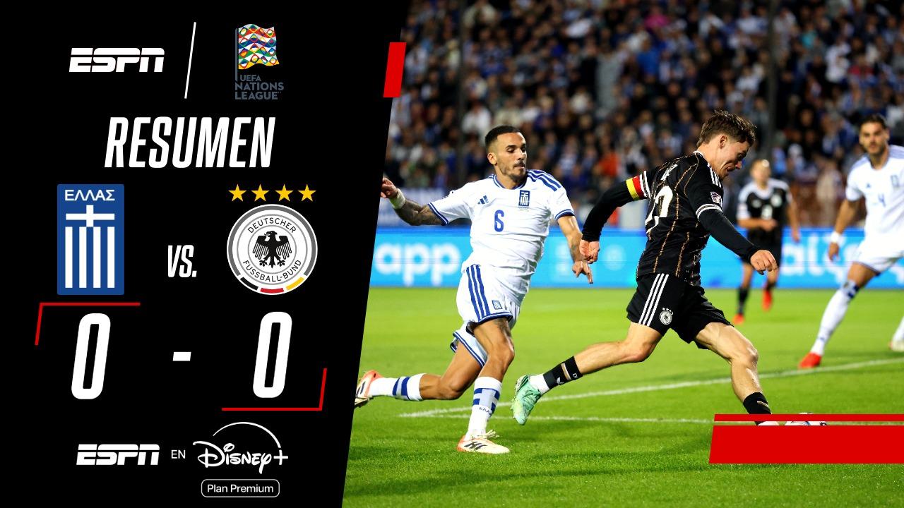 Grecia y Alemania no se sacaron diferencias en la Nations League