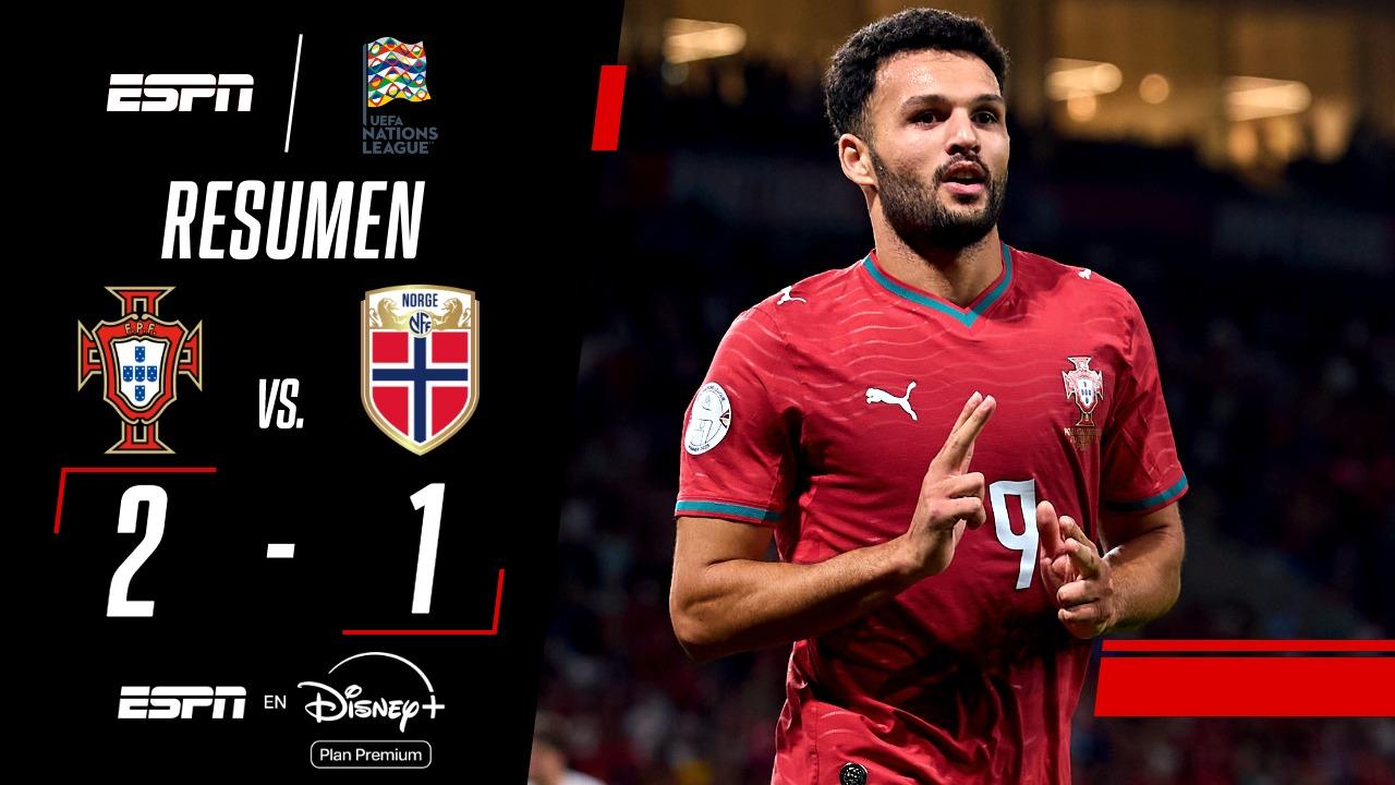 Portugal venció a Noruega y tiene puntaje perfecto en la Nations League