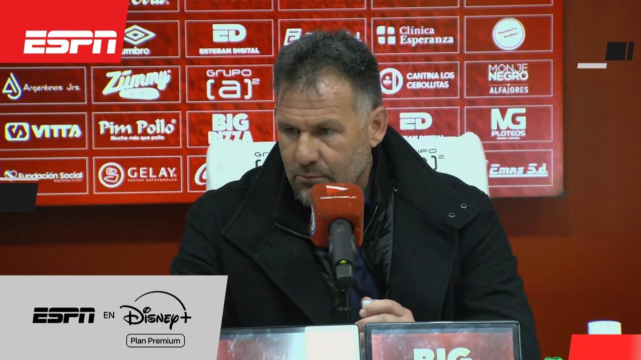 Diego Dabove, tras la derrota contra Argentinos: "Desde el juego, hicimos cosas para llevarnos algo más"
