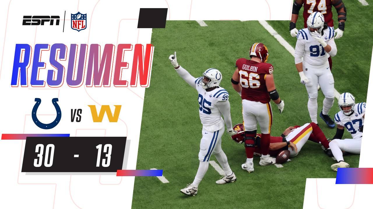 Colts conquista Londres con victoria sobre Commanders
