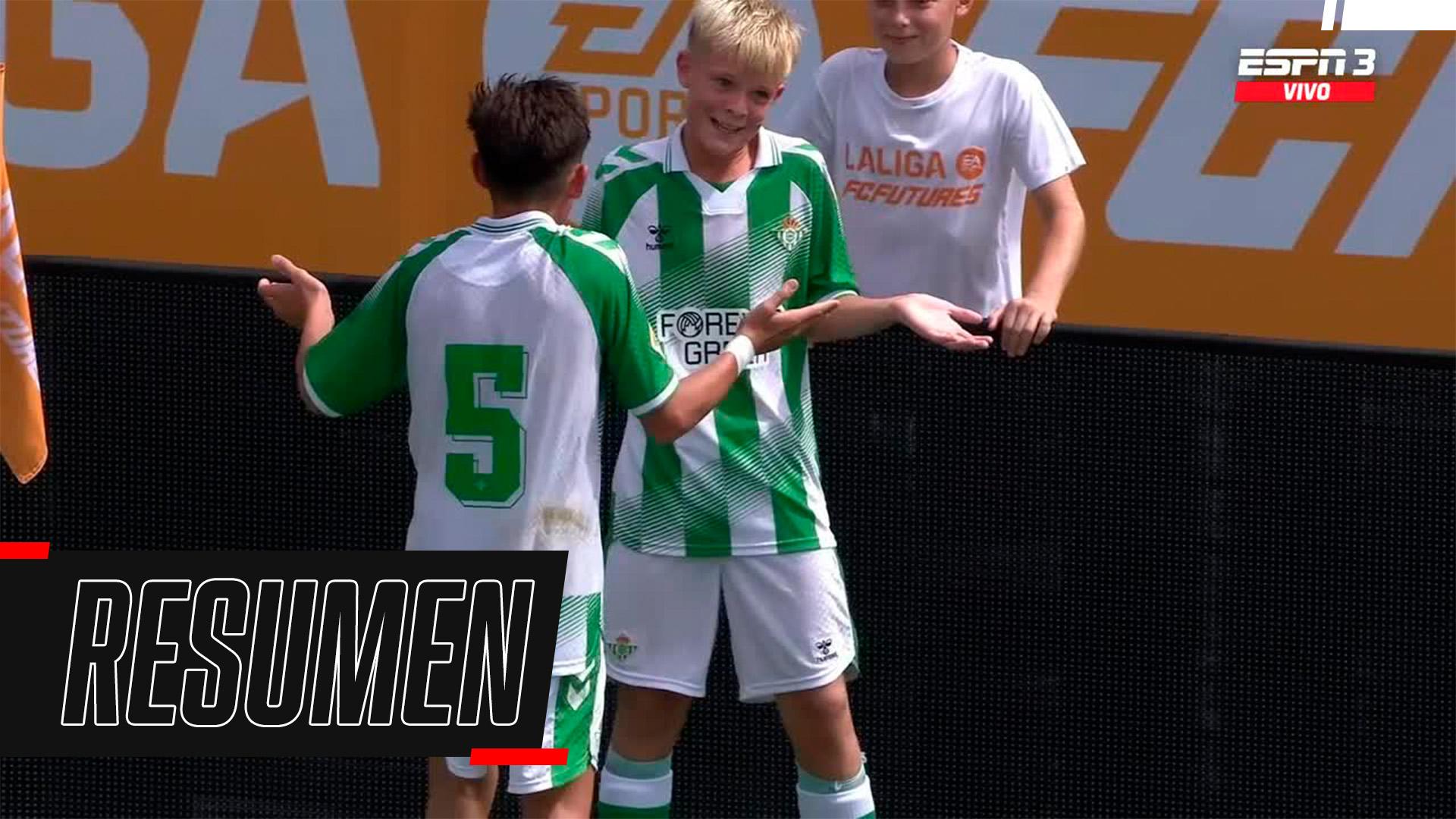 River Plate cayó por 3-2 ante Real Betis por la gran final de LaLiga FC Futures 2026