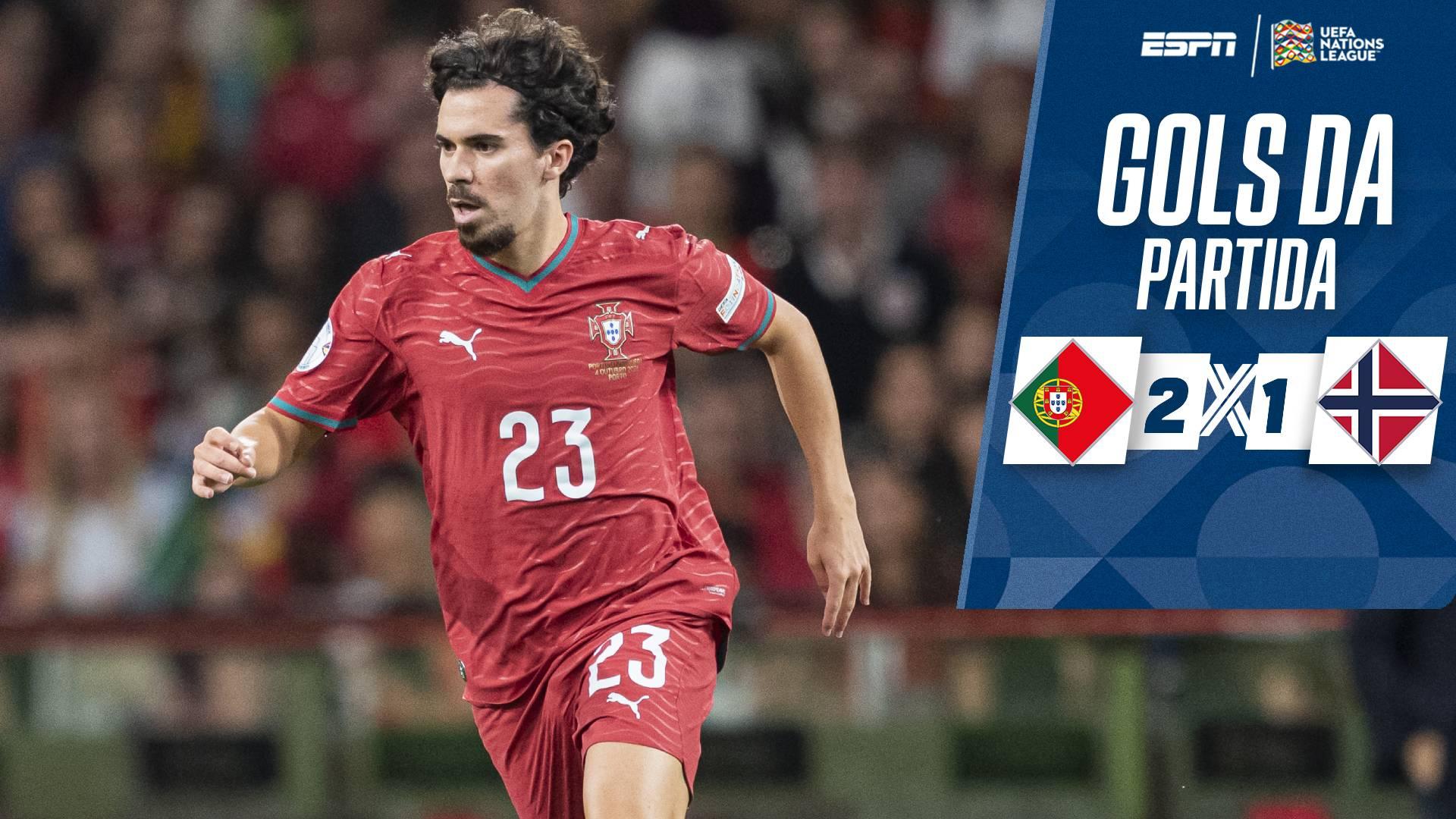 Portugal vence Noruega de virada pela Nations League; VEJA os gols da partida