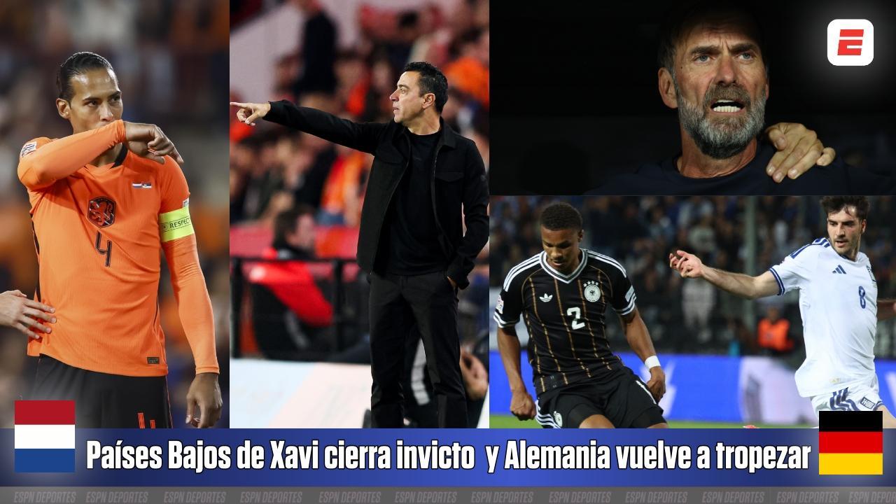 Países Bajos de Xavi cierra invicto  y Alemania vuelve a tropezar
