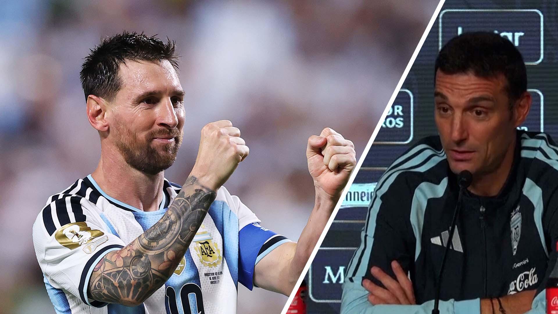 Scaloni: Messi's final Argentina match will be unforgettable