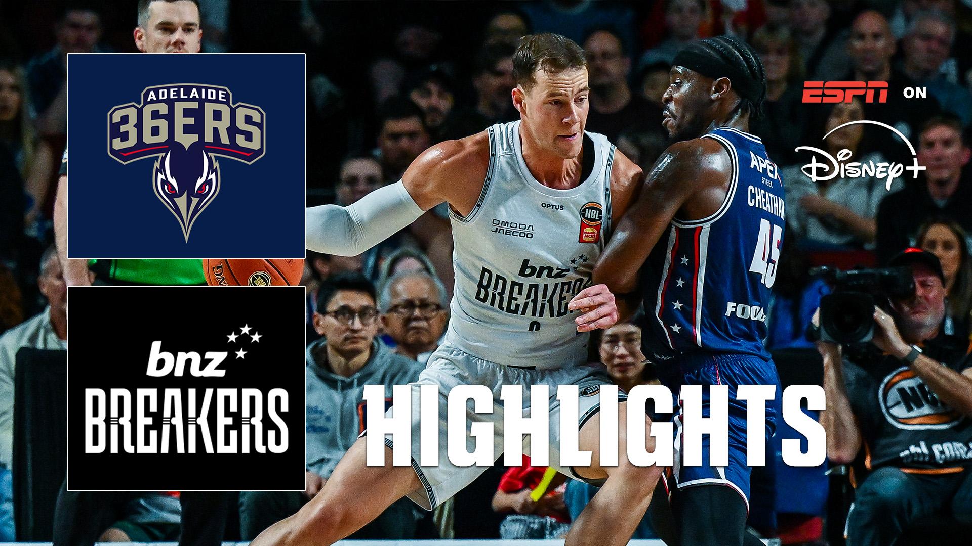 Breakers snap three-year losing streak in Adelaide