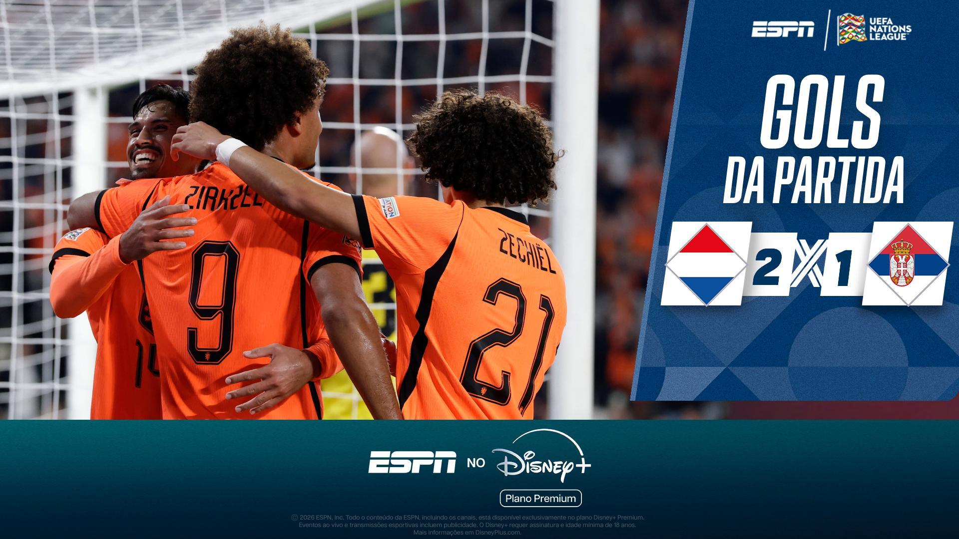 Holanda 2 x 1 Sérvia: VEJA os gols da vitória da Laranja Mecânica de Xavi