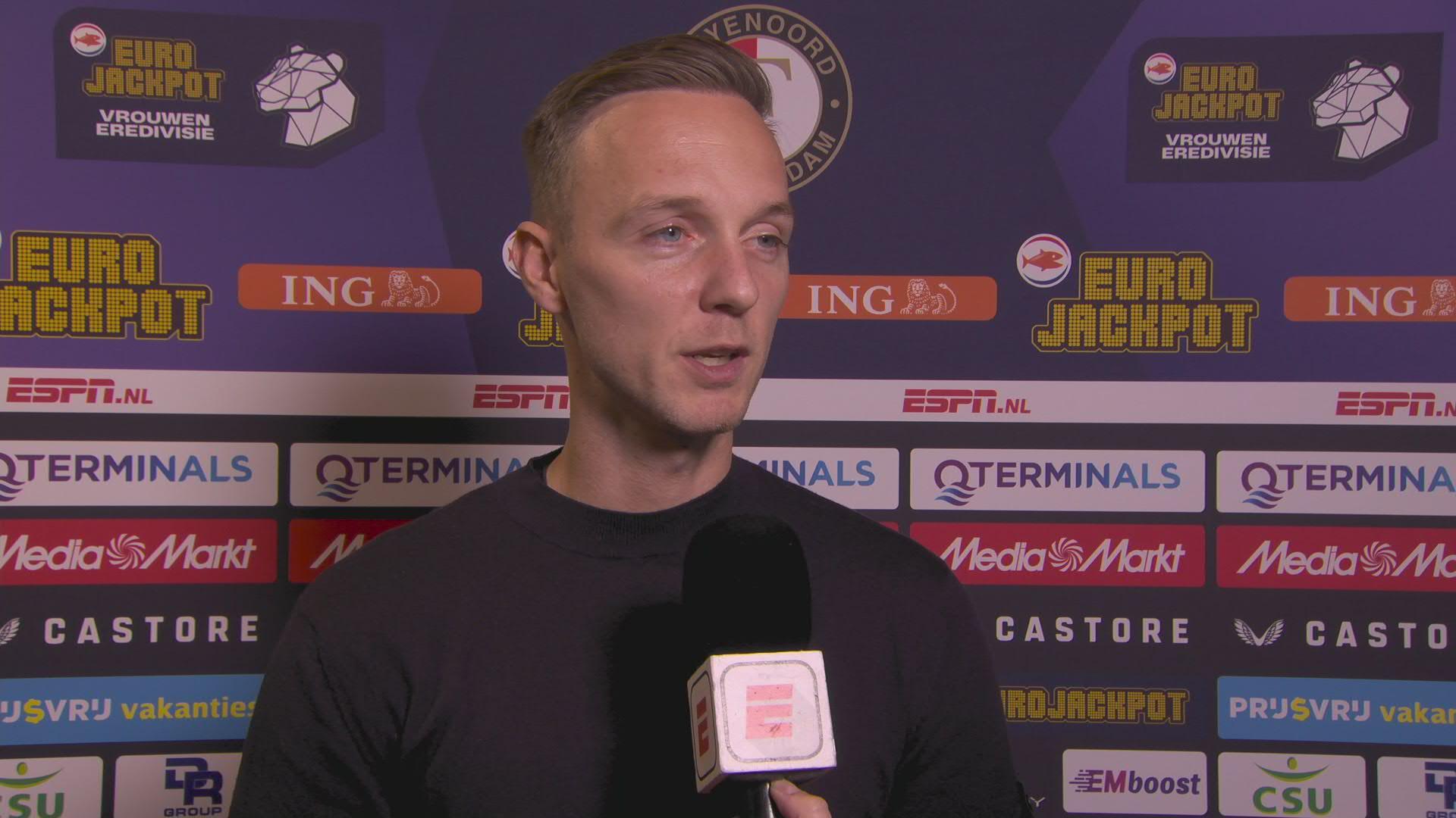 Interviews na de wedstrijd Feyenoord (V) - Ajax (V)