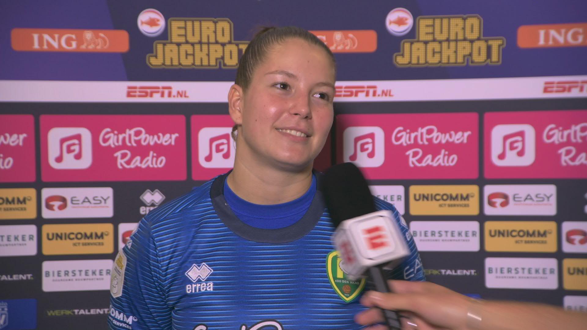 Interviews na de wedstrijd ADO Den Haag (V) - PSV (V)