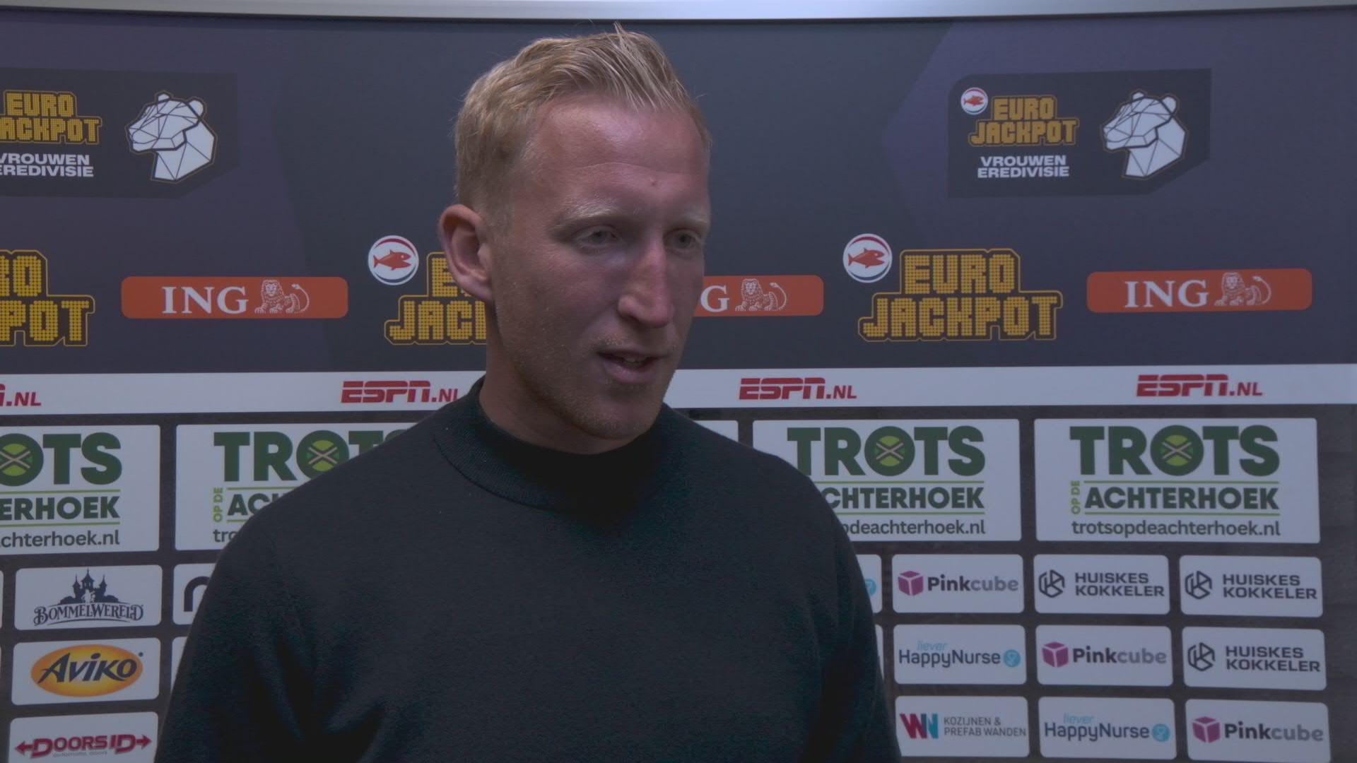 Interviews na de wedstrijd De Graafschap (V) - AZ (V)