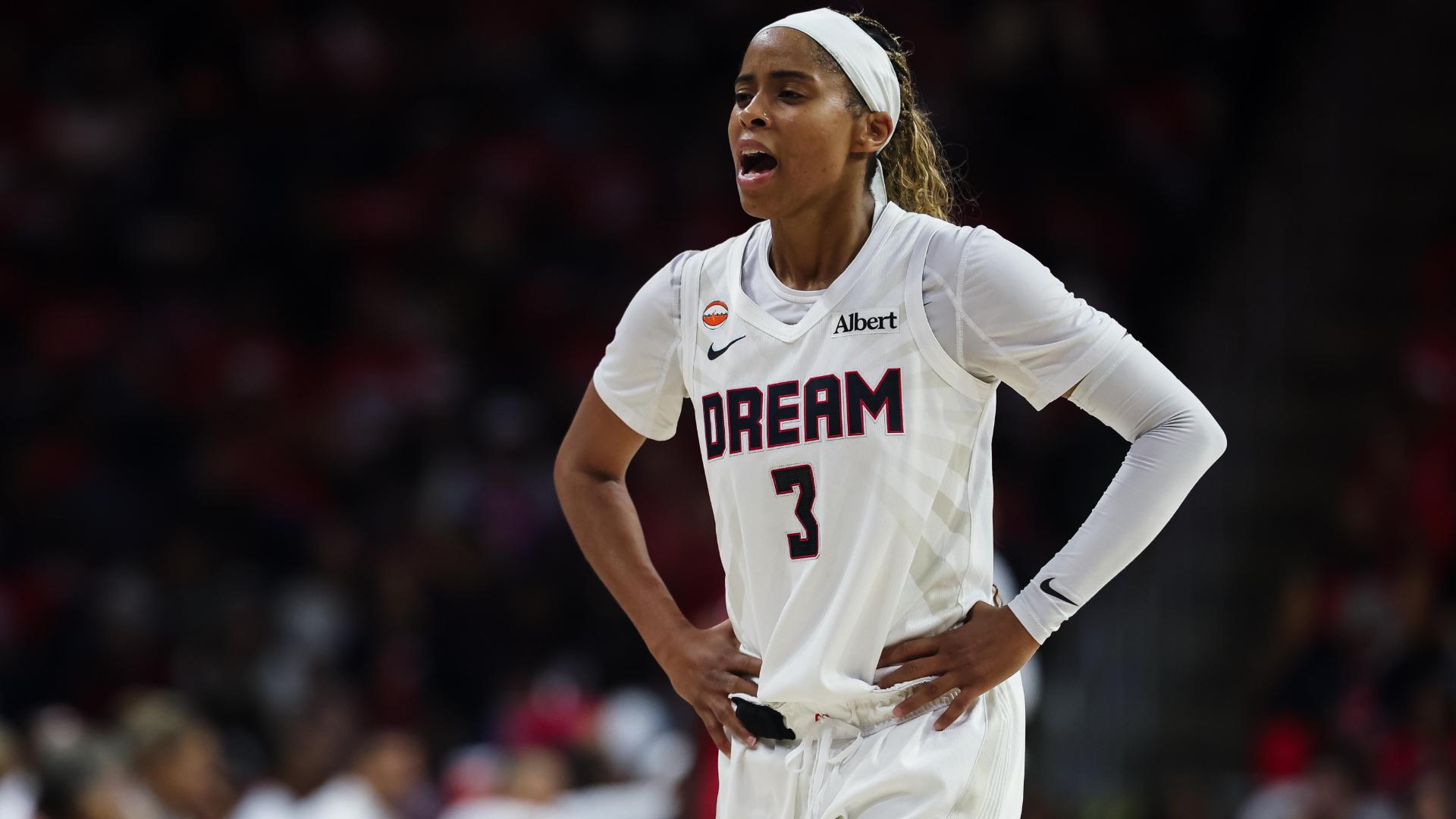 Jordin Canada's 25-point game helps Dream take Game 1 — Article image accompanying Canada's big day, team defense carries Dream to 92-82 win over Liberty in WNBA semifinals on WagerUp Sports News. Jordin Canada's 25-point game helps Dream take Game 1 — Article image accompanying Canada's big day, team defense carries Dream to 92-82 win over Liberty in WNBA semifinals on WagerUp Sports News.