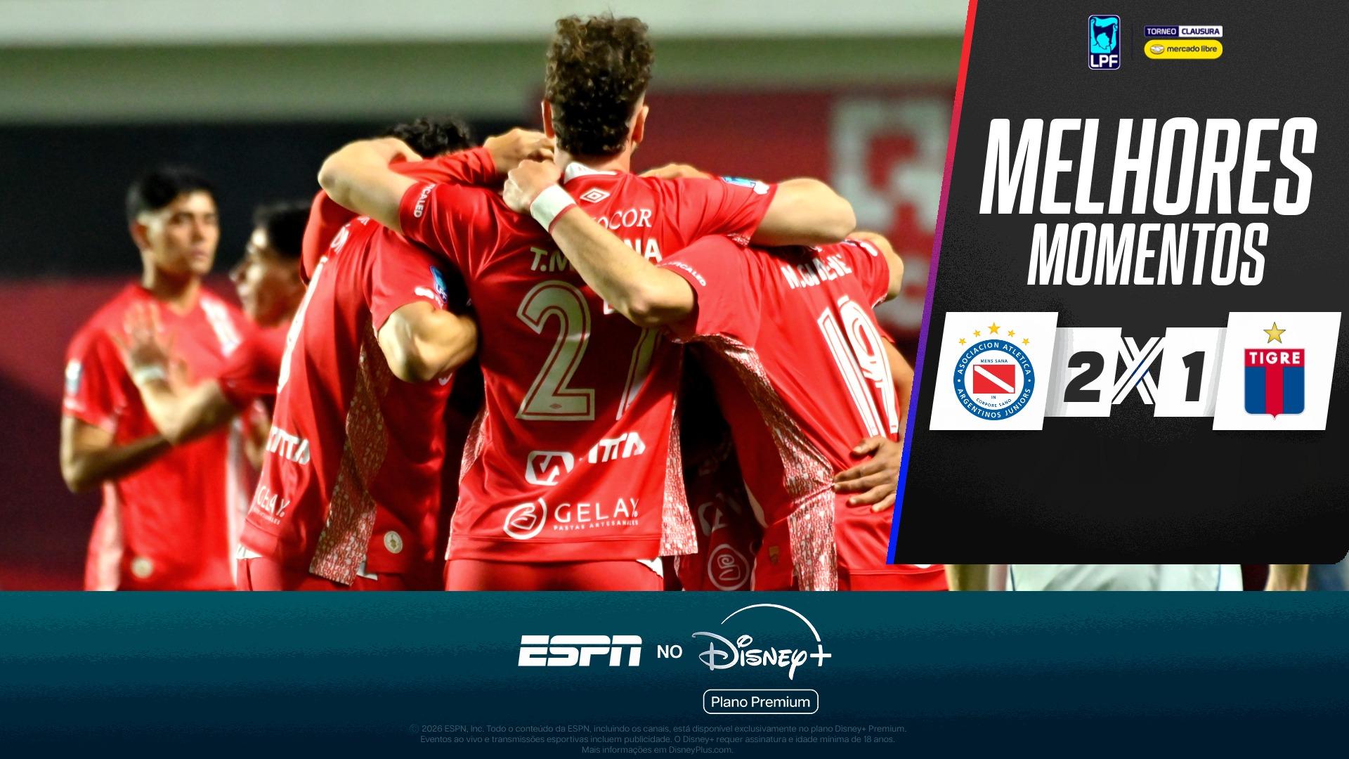 Argentinos Juniors 2 x 1 Tigre no Campeonato Argentino: VEJA os melhores momentos
