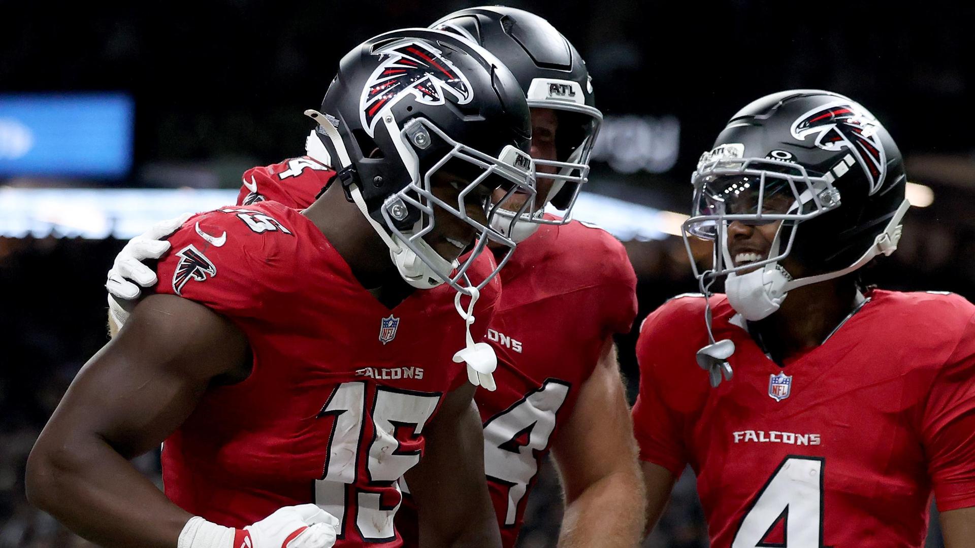 Bijan Robinson powers Falcons past Saints 45-24 on the 20th anniversary of the Superdome's reopening