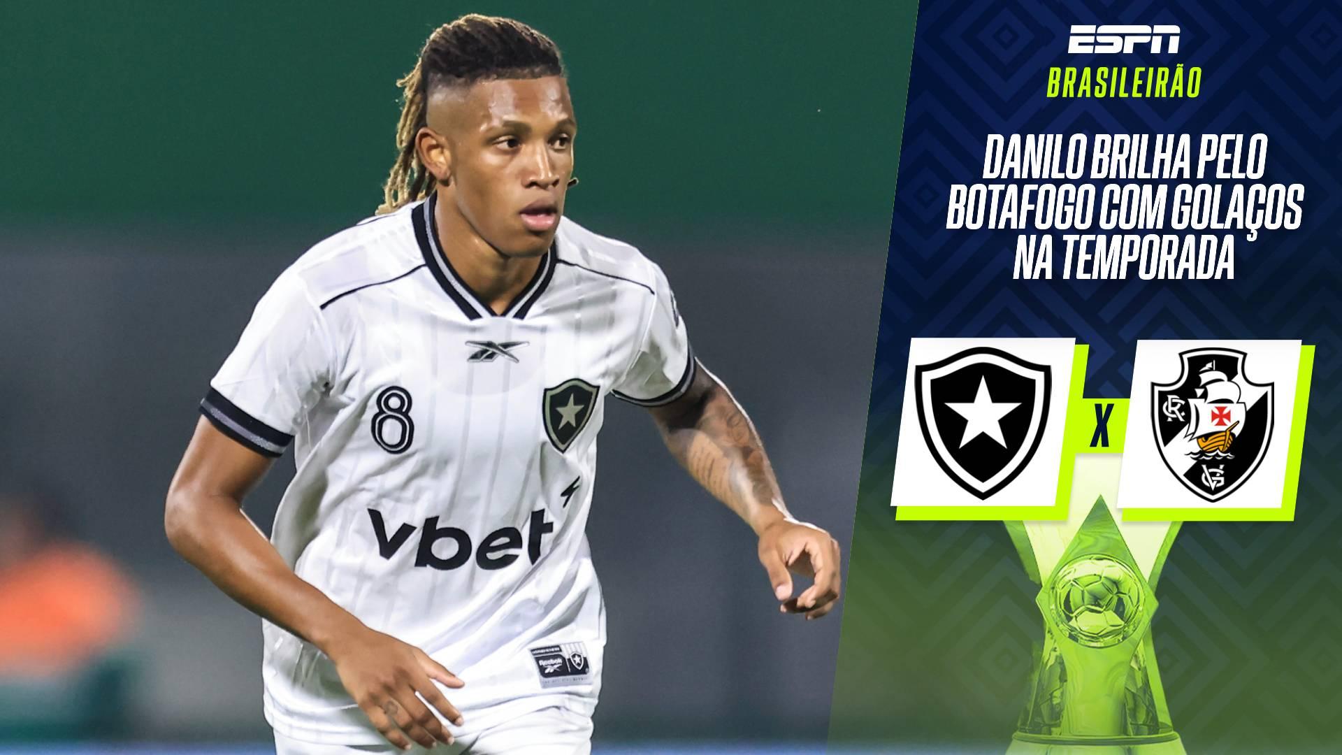 Artilheiro da temporada, Danilo brilha pelo Botafogo com golaços; VEJA