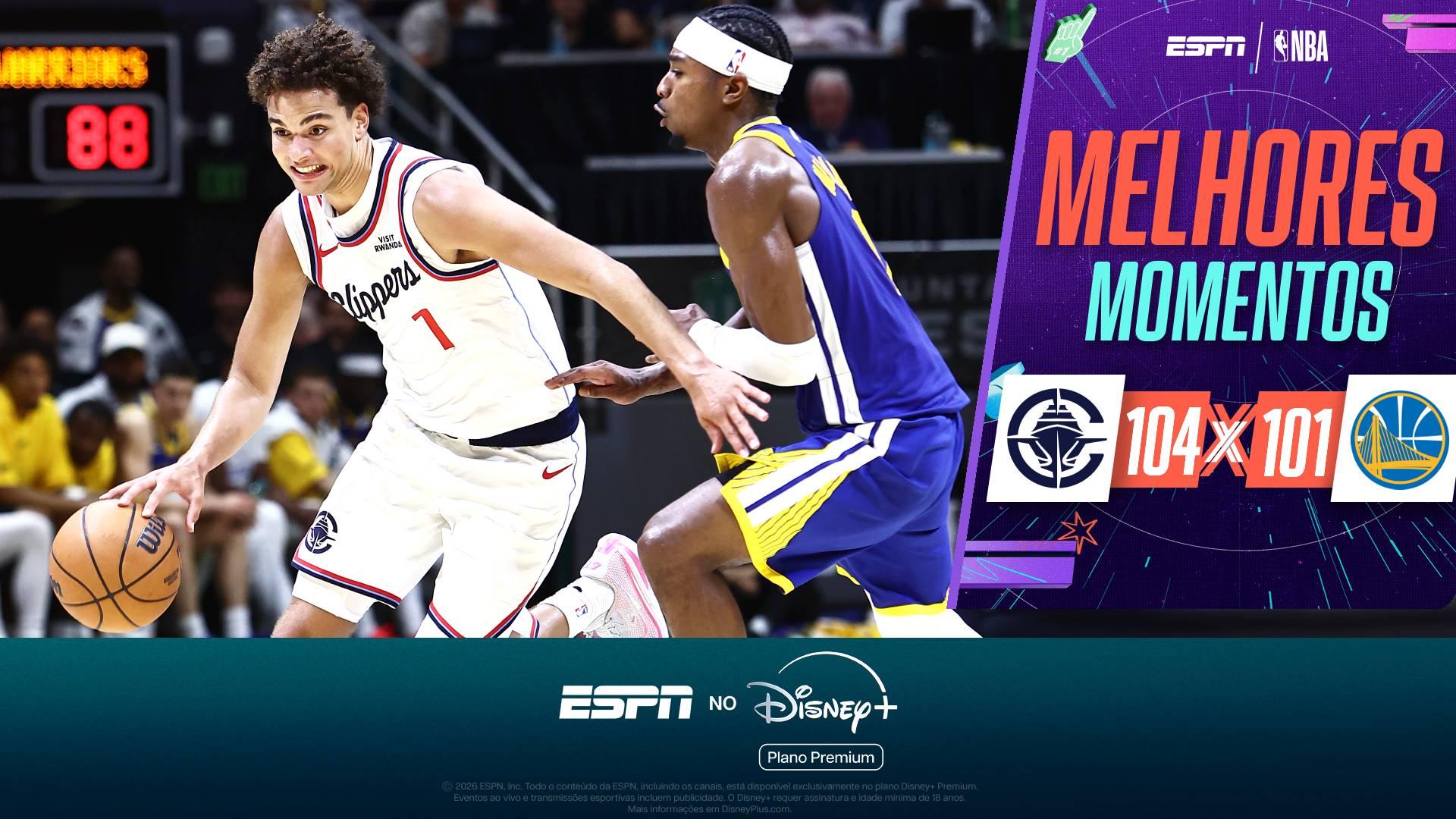 Clippers batem os Warriors no Hawaii com Hachimura calibrado