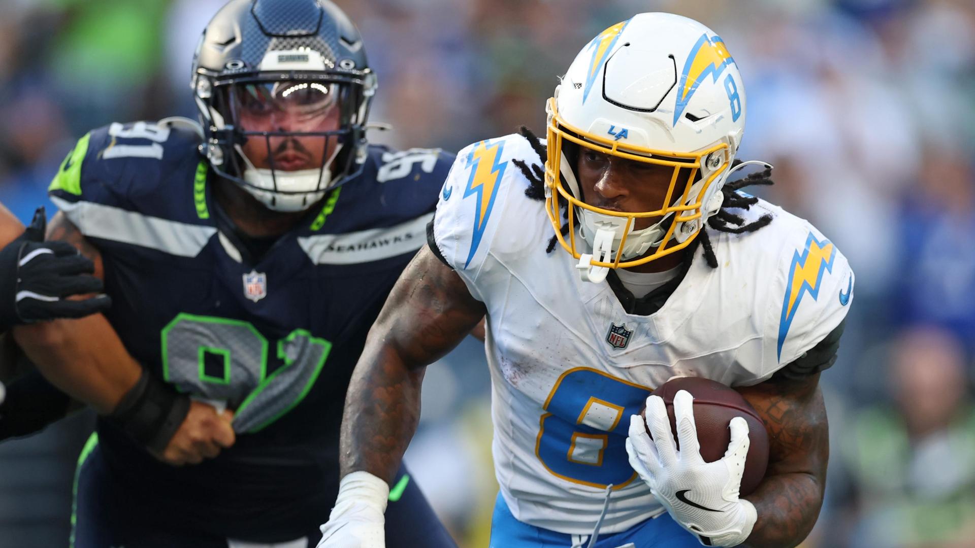 Is Omarion Hampton a good fantasy option in Week 5?