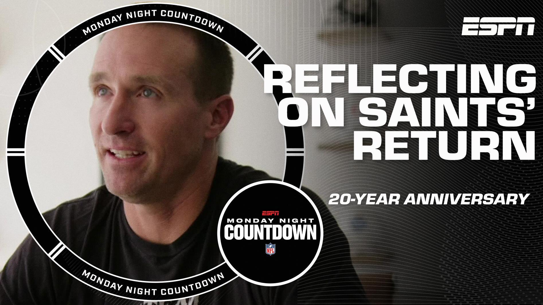 Drew Brees & Sean Payton look back at the Saints’ return to Superdome | Monday Night Countdown