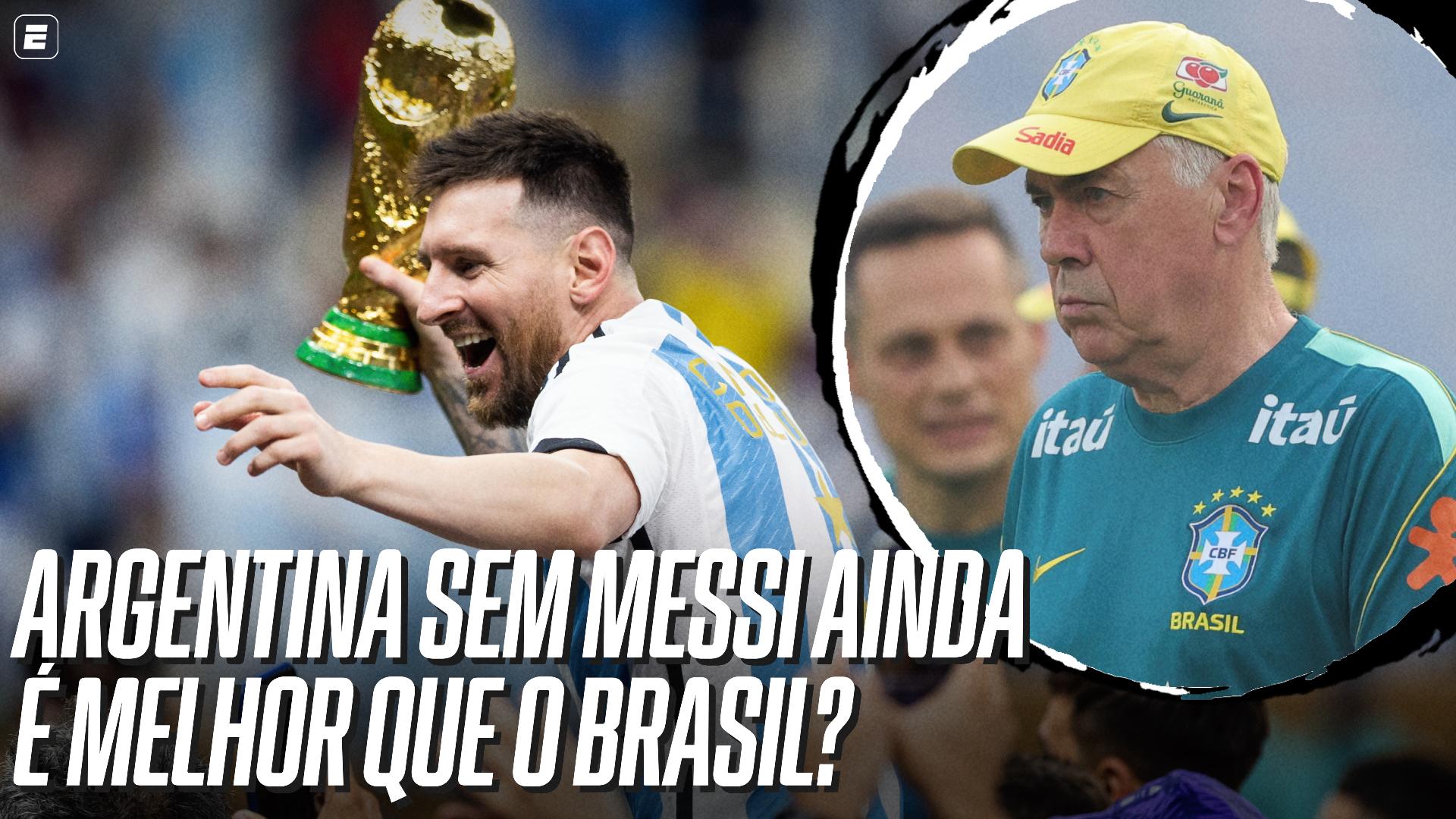 Sem Messi, time da Argentina ainda é melhor que o Brasil de Ancelotti? Zupak analisa