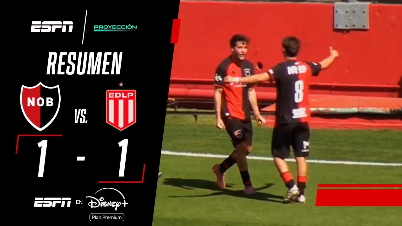 Newell's repartió puntos ante Estudiantes en el Torneo Proyección