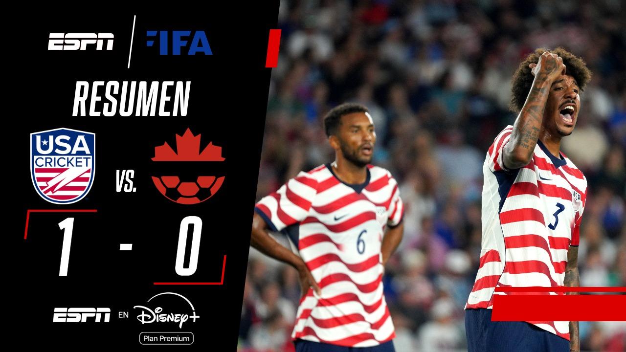Estados Unidos venció 1-0 a Canadá en un amistoso