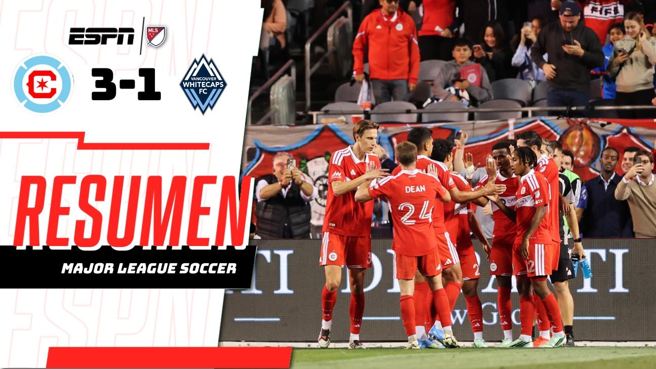 Chicago Fire liquida a Vancouver Whitecaps en la MLS