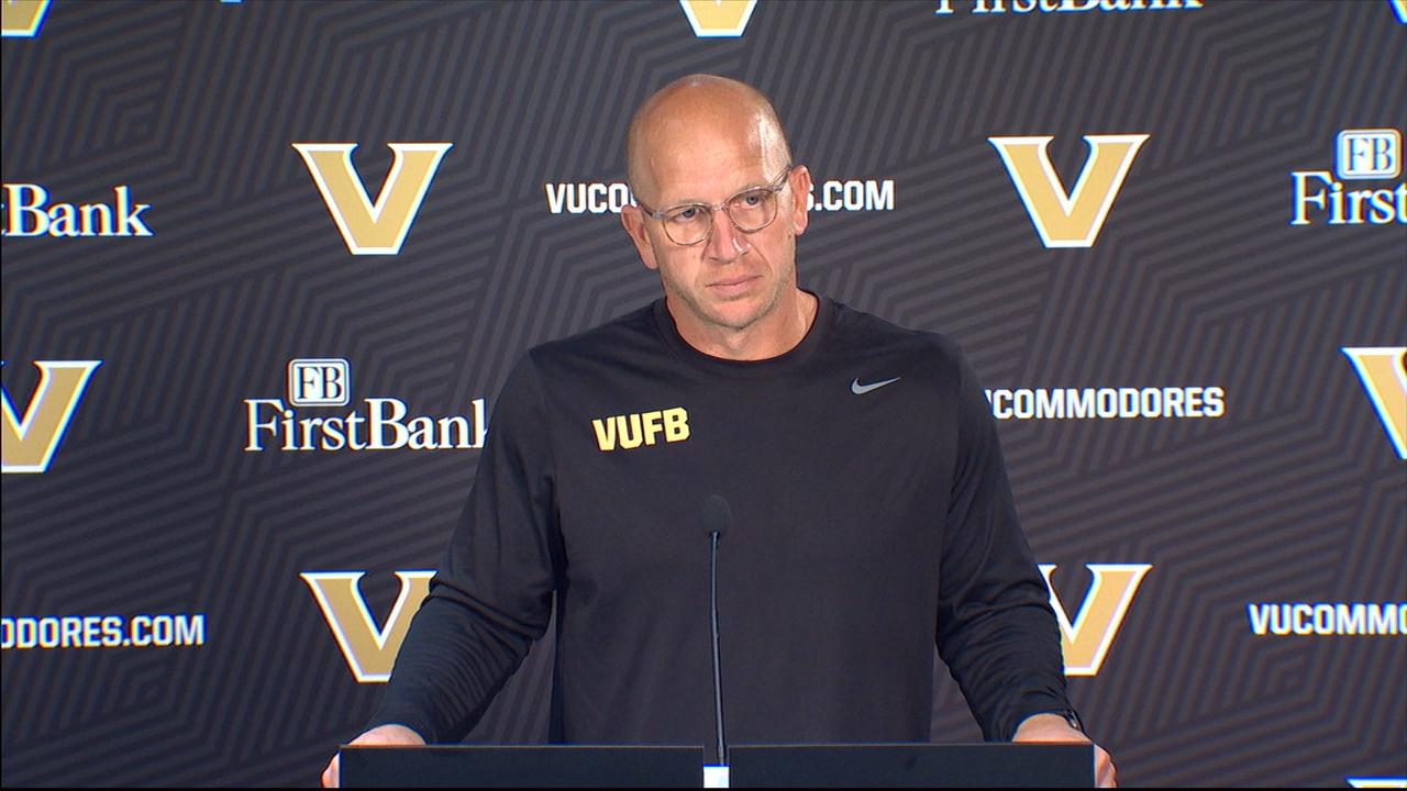 Vanderbilt's Clark Lea says Curtis is day-to-day, previews Rebels