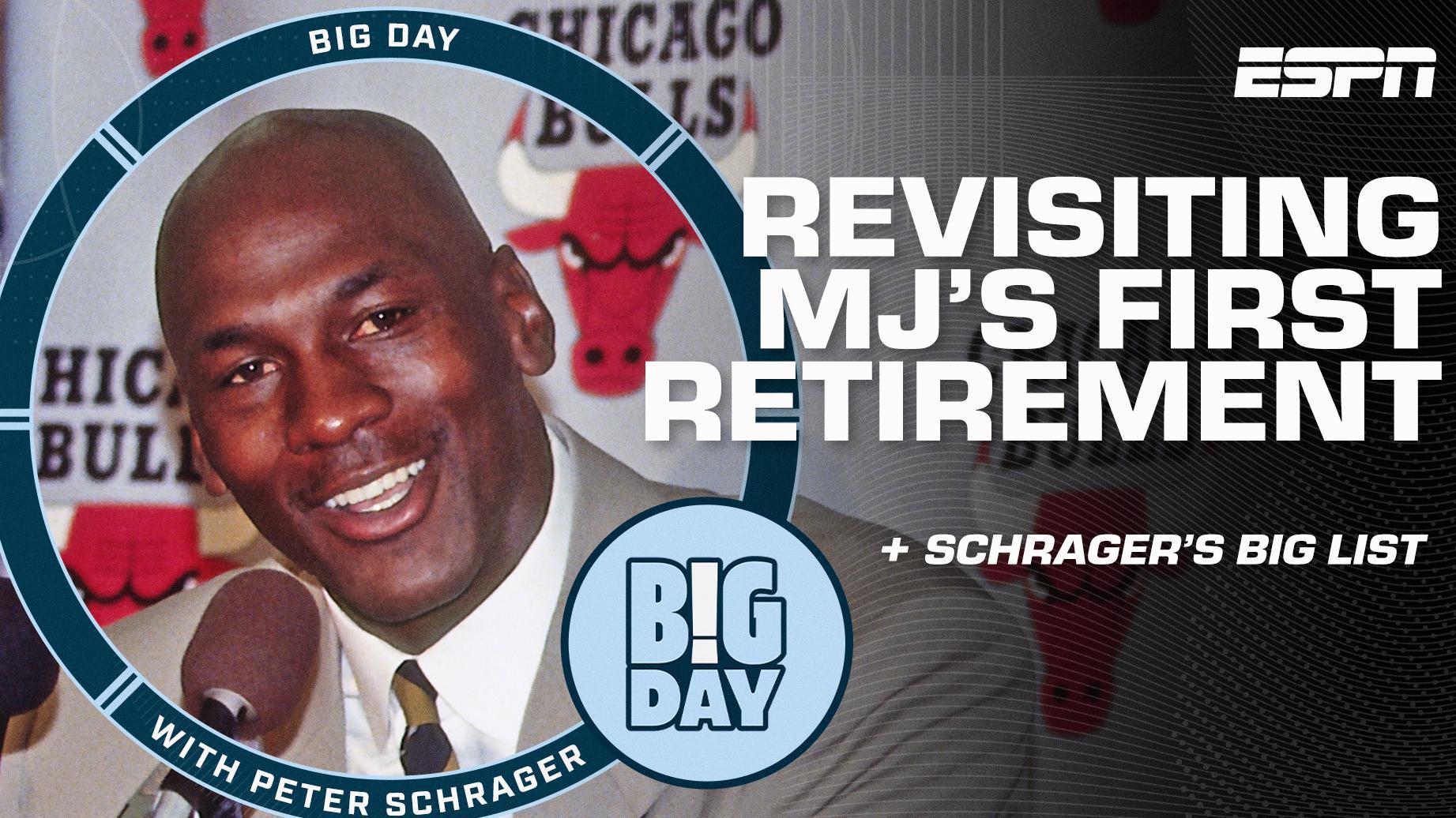 Peter Schrager’s TOP 5 biggest surprise retirements + Replaying MJ's first retirement