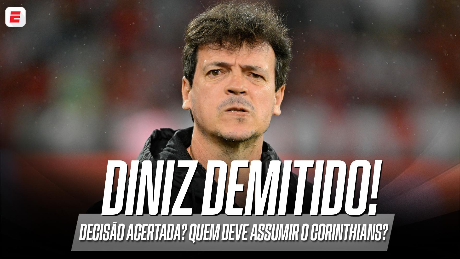 Corinthians acerta ao demitir Diniz? Quem deve assumir? Calçade analisa