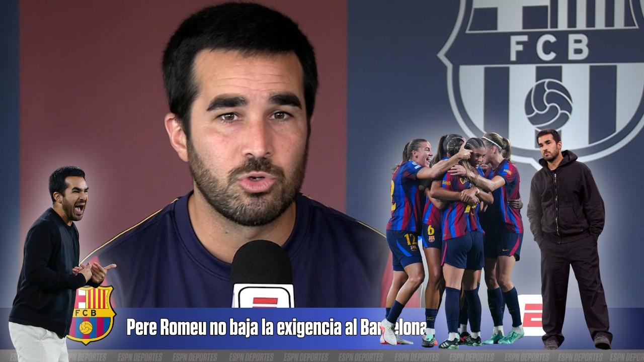 Pere Romeu no baja la exigencia al Barcelona