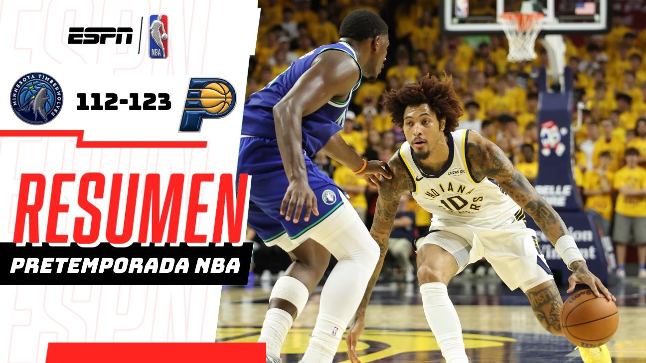 Pacers remontan ante Timberwolves con una explosiva segunda mitad