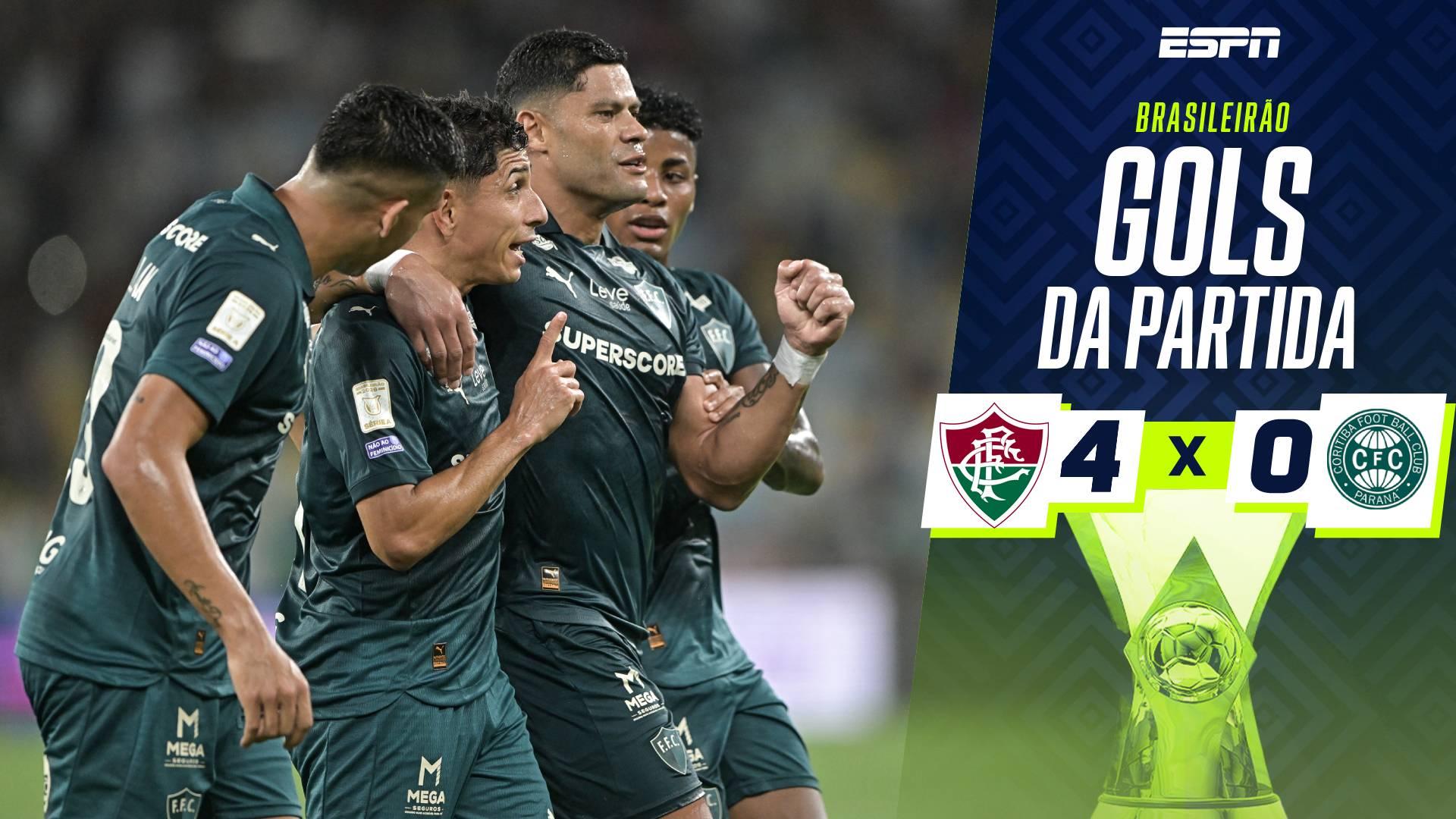 Savarino anota hat-trick, e Fluminense atropela o Coritiba no Brasileirão; VEJA os gols