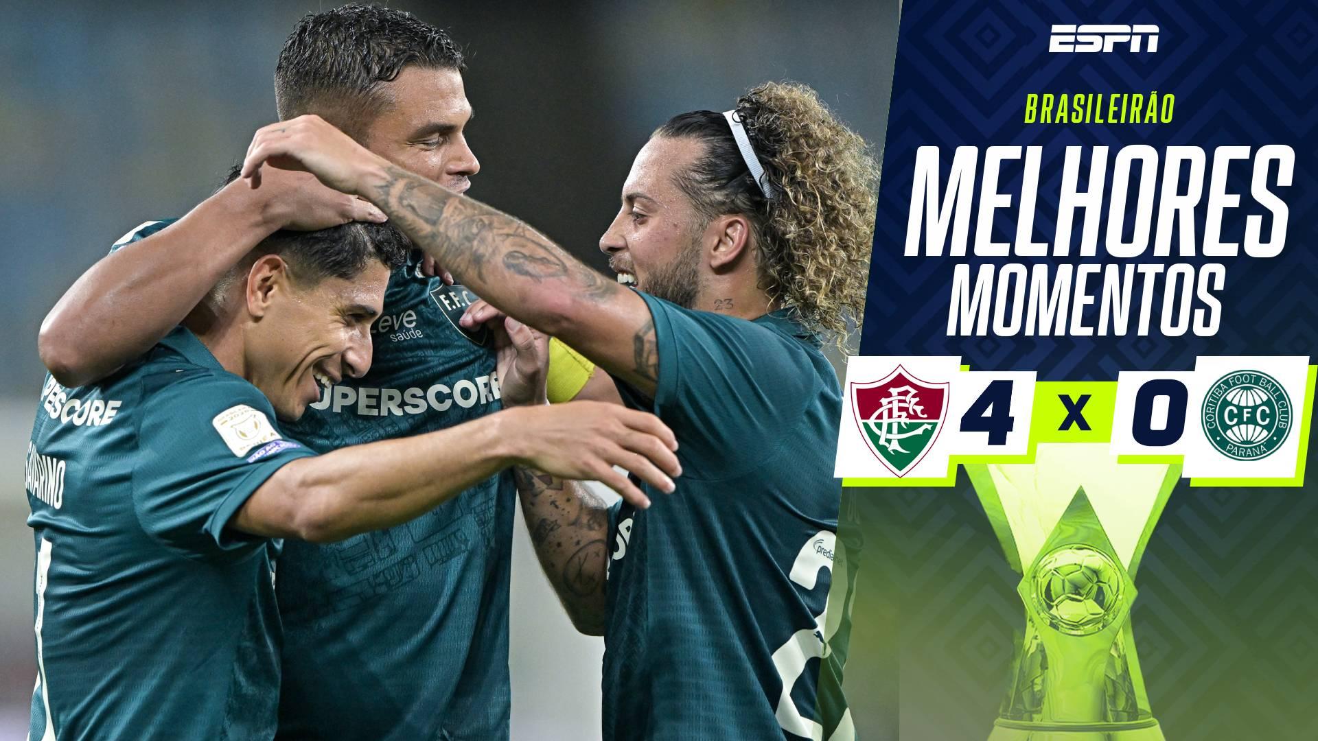 Com hat-trick de Savarino, Fluminense goleia o Coritiba no Brasileirão; melhores momentos