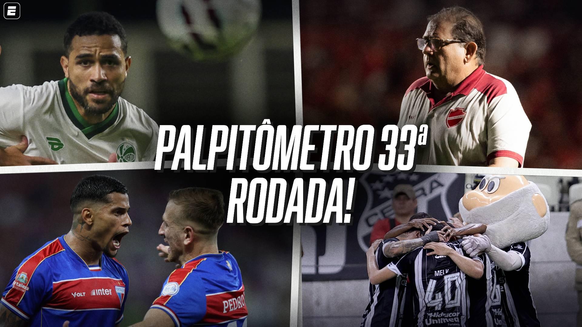 Reta final de Série B! Juventude e Vila Nova disputando a liderança, confrontos diretos e mais: os palpites da 33ª rodada